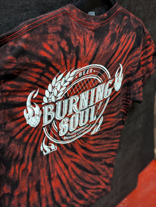 Burning Soul tie dye T-Shirt