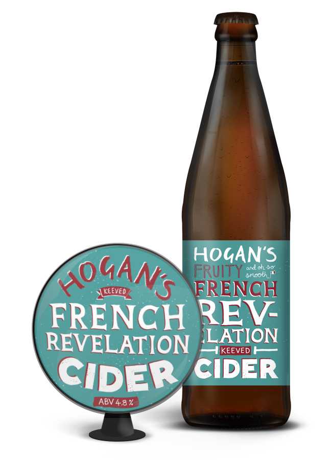 Hogans French Revelation Cider (4.8% abv) 500ml